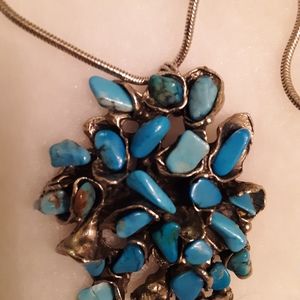 An authentic turquoise nectklace beautiful